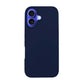 Син силиконов калъф за Apple iPhone 16 - 3mk Silicone Case Dark Navy