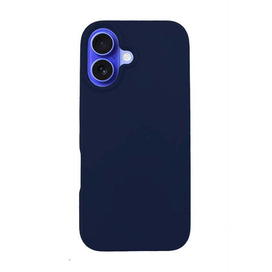Син силиконов калъф за Apple iPhone 16 - 3mk Silicone Case Dark Navy