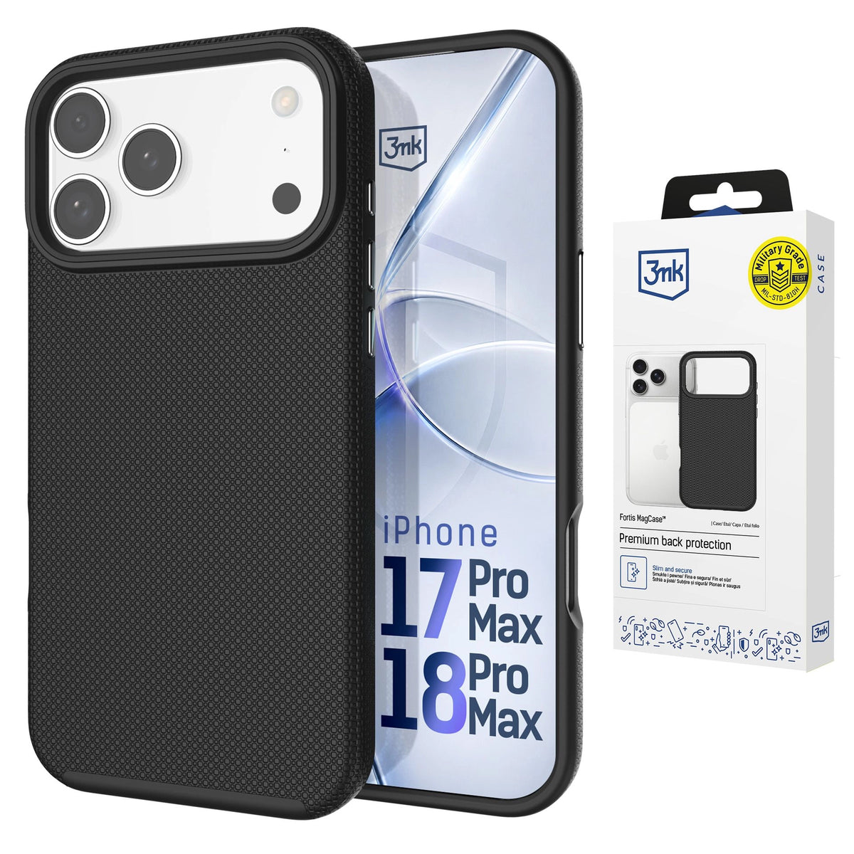 Фортис калъф с MagSafe за Apple iPhone 17 Pro Max/ 18 Pro Max - 3mk Fortis MagCase