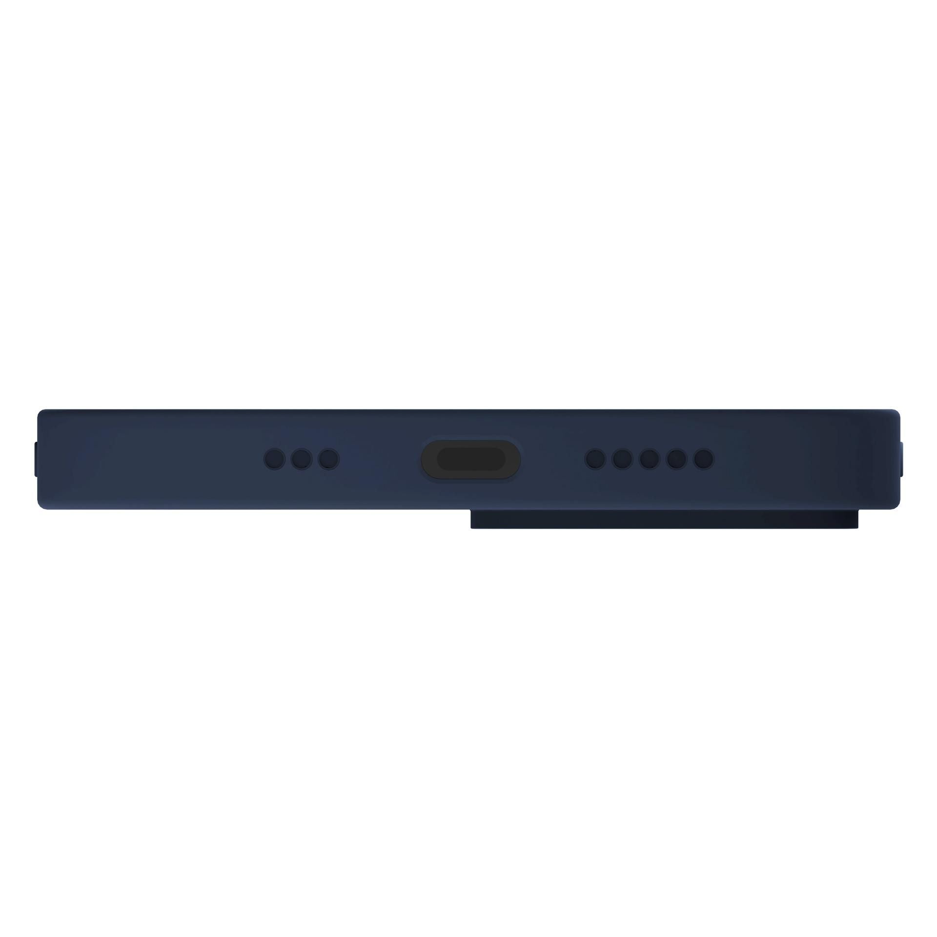 Син силиконов калъф за Apple iPhone 16 Pro - 3mk Silicone Case Dark Navy