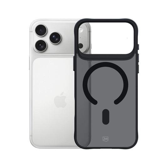 Опушен силиконов калъф с MagSafe за Apple iPhone 17 Pro Max - 3mk Smoke MagCase