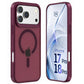 Хейзи калъф с MagSafe за Apple iPhone за 17 Pro/ 18 Pro-  3mk Hardy Hazy MagCase Burgundy