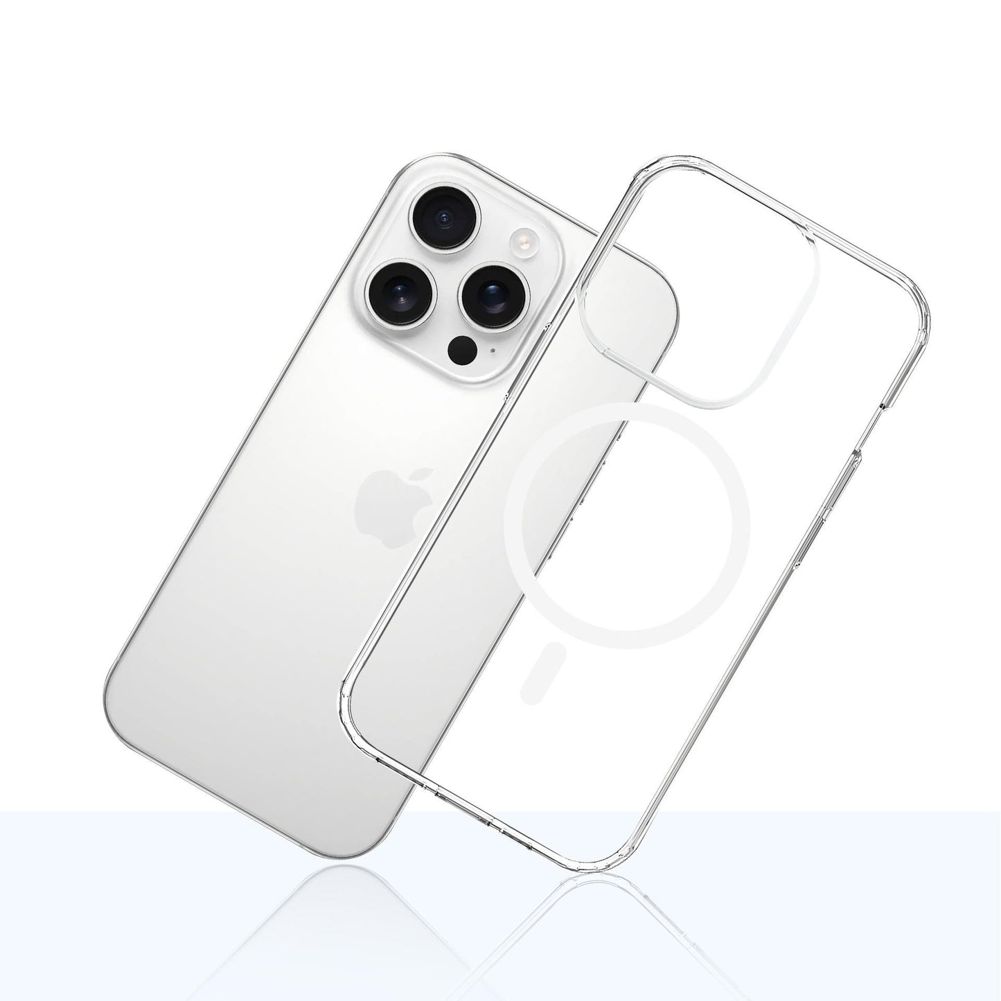 Прозрачен калъф MagSafe с прозрачна защитна рамка за Apple iPhone 14 Pro Max - 3mk Armor MagCase