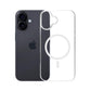Прозрачен калъф MagSafe с прозрачна защитна рамка за Apple iPhone 16 Plus - 3mk Armor MagCase