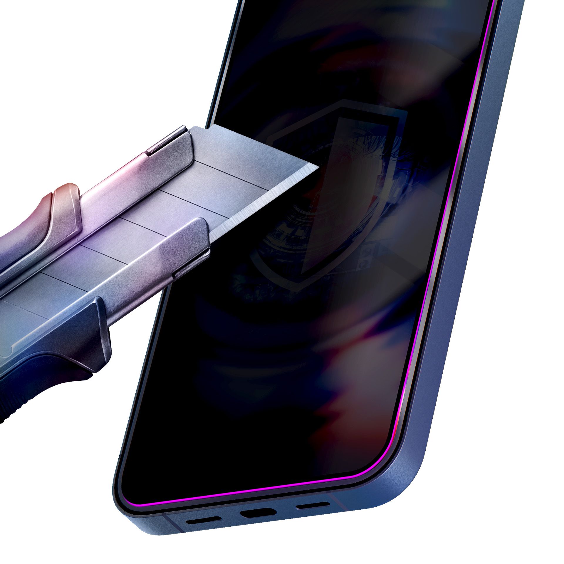 Privacy протектор за Apple iPhone 17 Pro - 3mk HardGlass Max Privacy