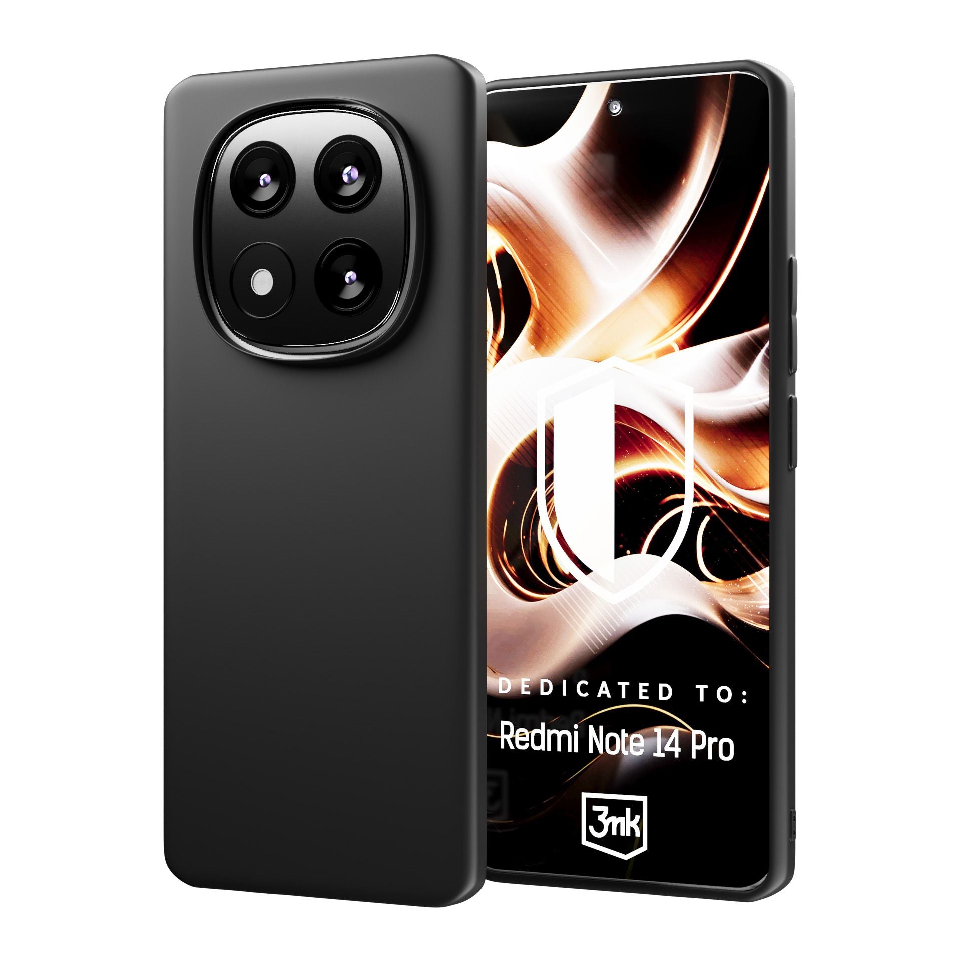 Матов калъф за Redmi Note 14 PRO 5G/POCO X7 5G - 3mk Matt Case black