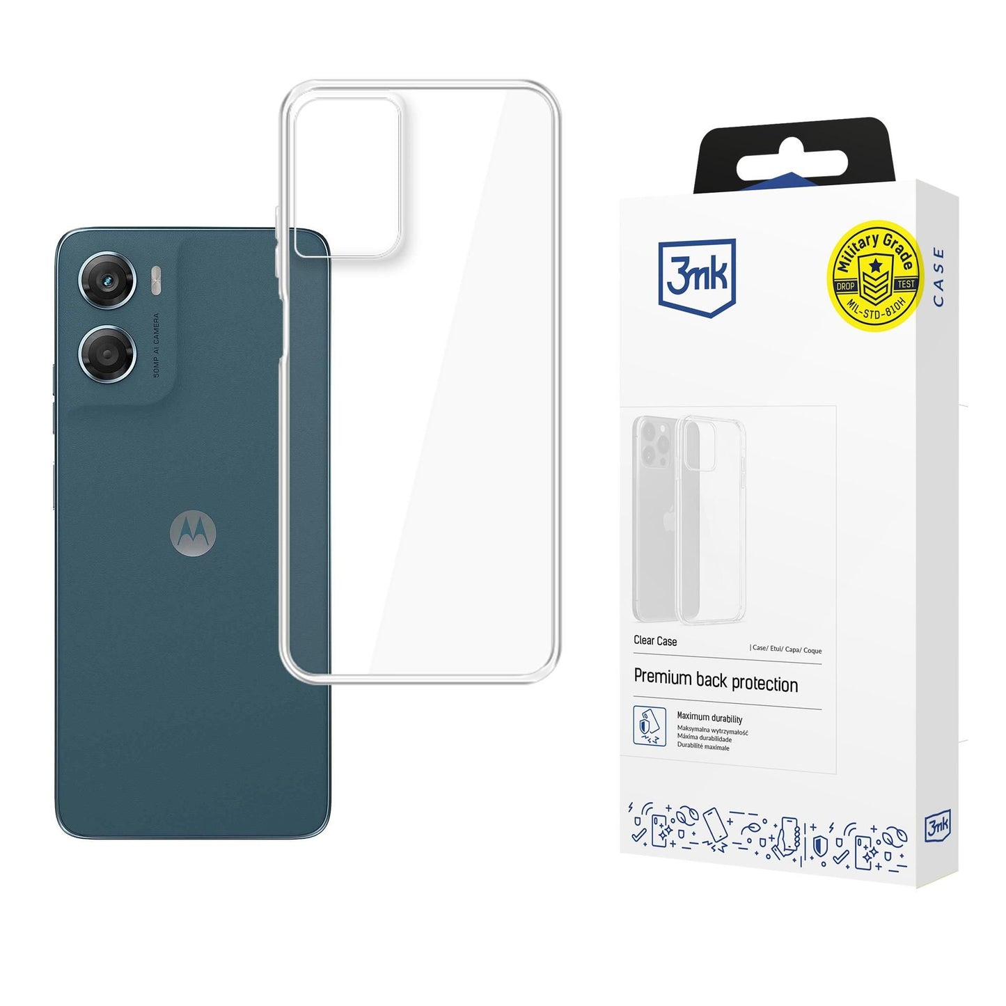 Прозрачен калъф за Motorola Moto G06/ Moto G06 Power - 3mk Clear Case