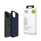 Син силиконов калъф за Apple iPhone 15 - 3mk Silicone Case Dark Navy