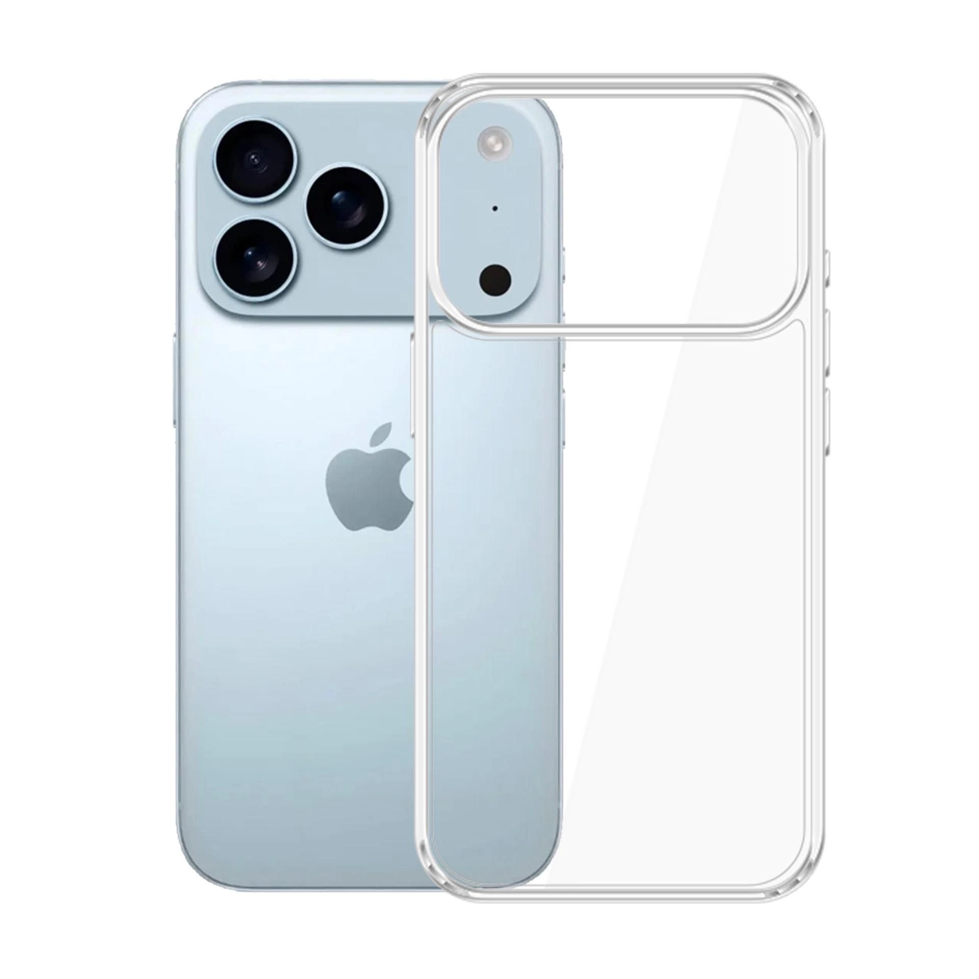 Прозрачен калъф с прозрачна защитна рамка за Apple iPhone 17 Pro Max - 3mk Armor Case