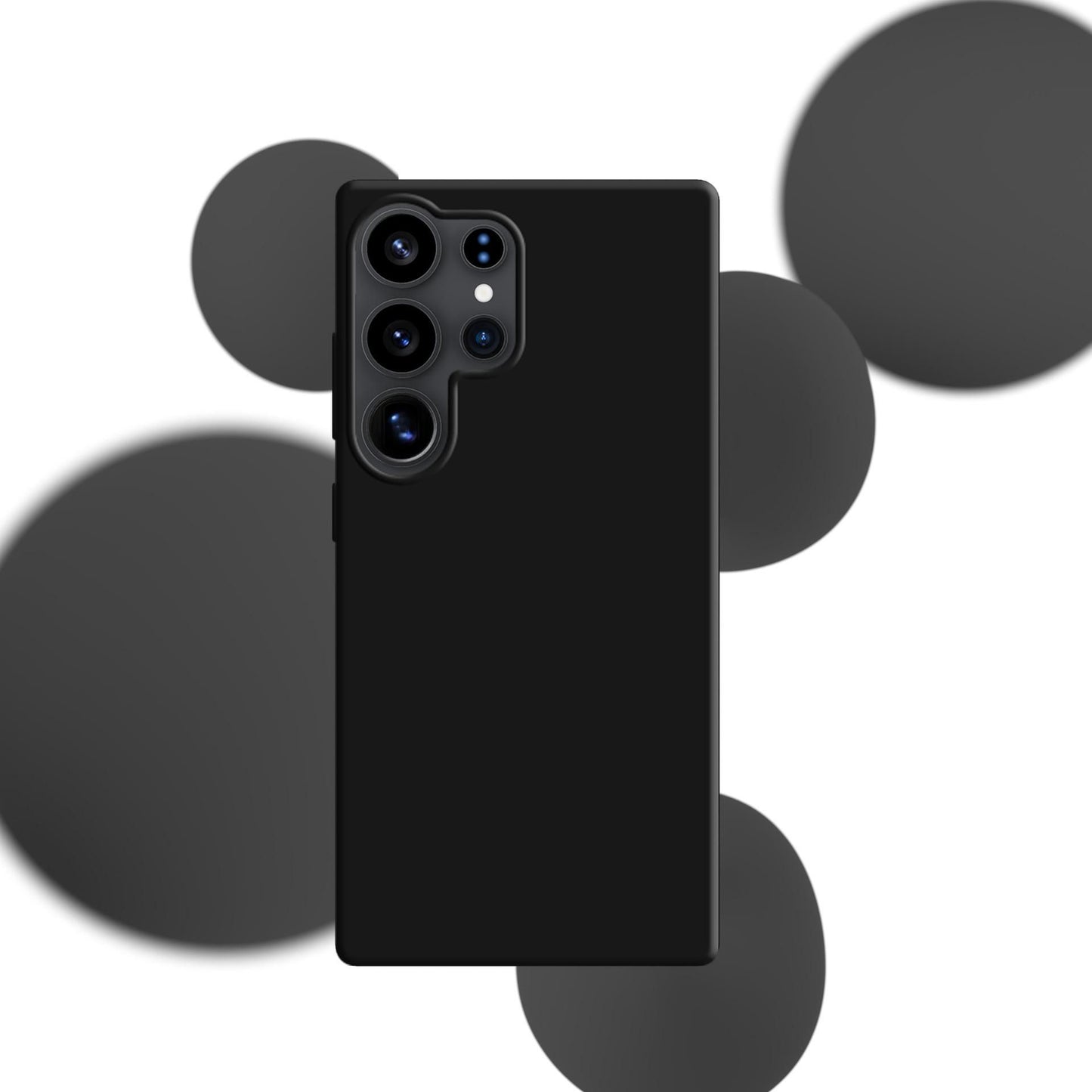 Черен силиконов калъф за Samsung Galaxy S25 Ultra - 3mk Silicone Case