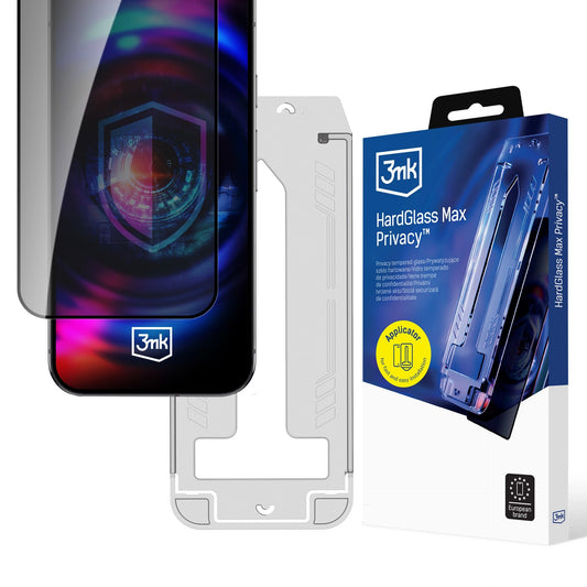 Privacy протектор за Apple iPhone 17 Pro Max - 3mk HardGlass Max Privacy