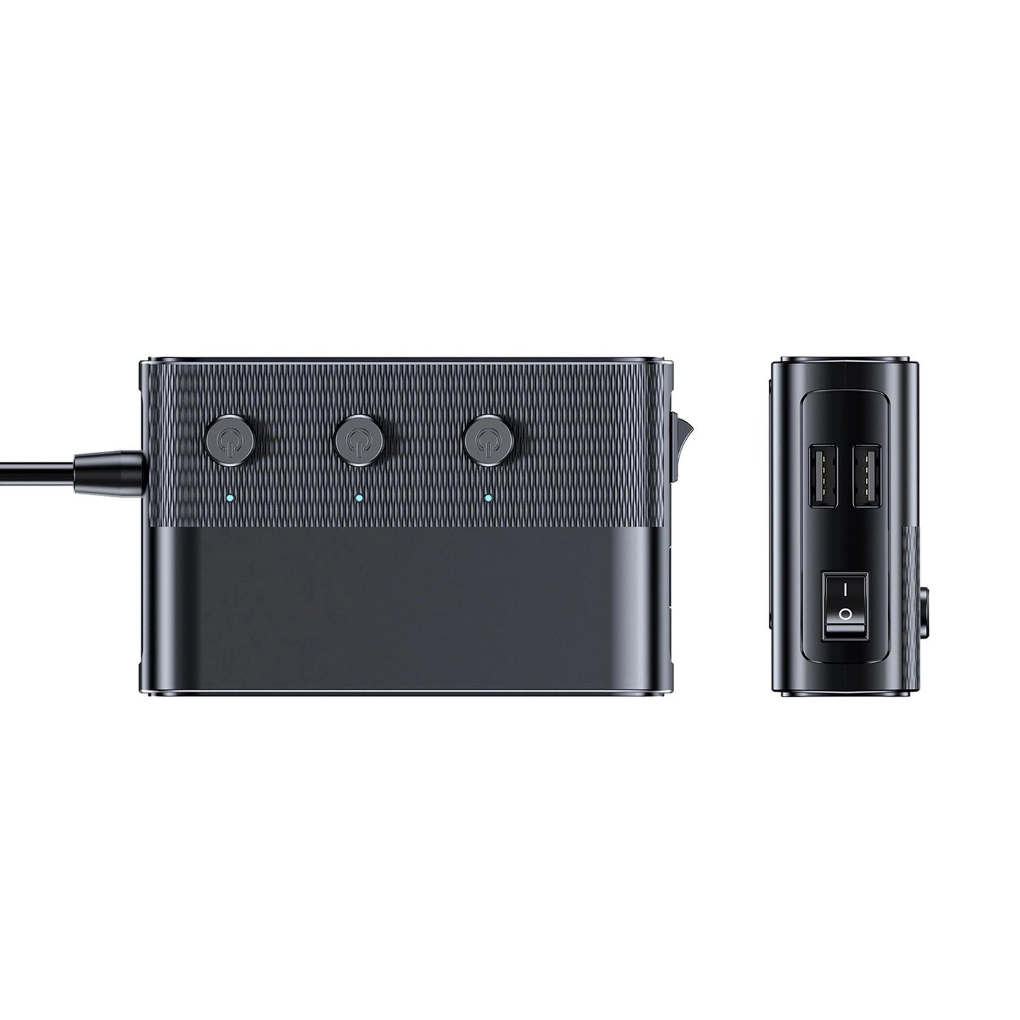 Зарядна станция за кола - 3mk Car Power Splitter 120W PD QC PPS USB 3A1C3Socket Black