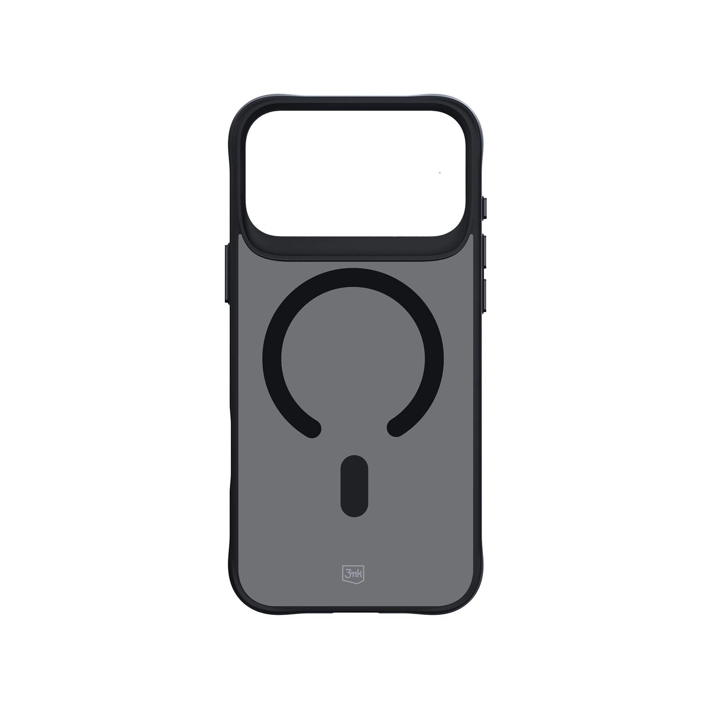 Опушен силиконов калъф с MagSafe за Apple iPhone 17 Pro - 3mk Smoke MagCase