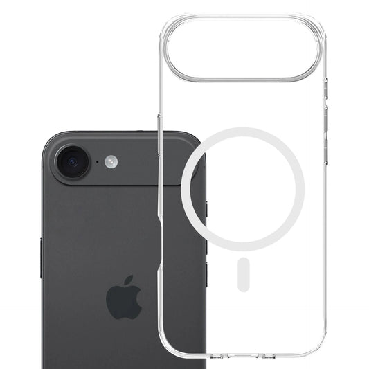Прозрачен калъф MagSafe с прозрачна защитна рамка за Apple iPhone 17 Air - 3mk Armor MagCase