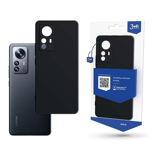 Матов калъф за Xiaomi 12 Pro - 3mk Matt Case black