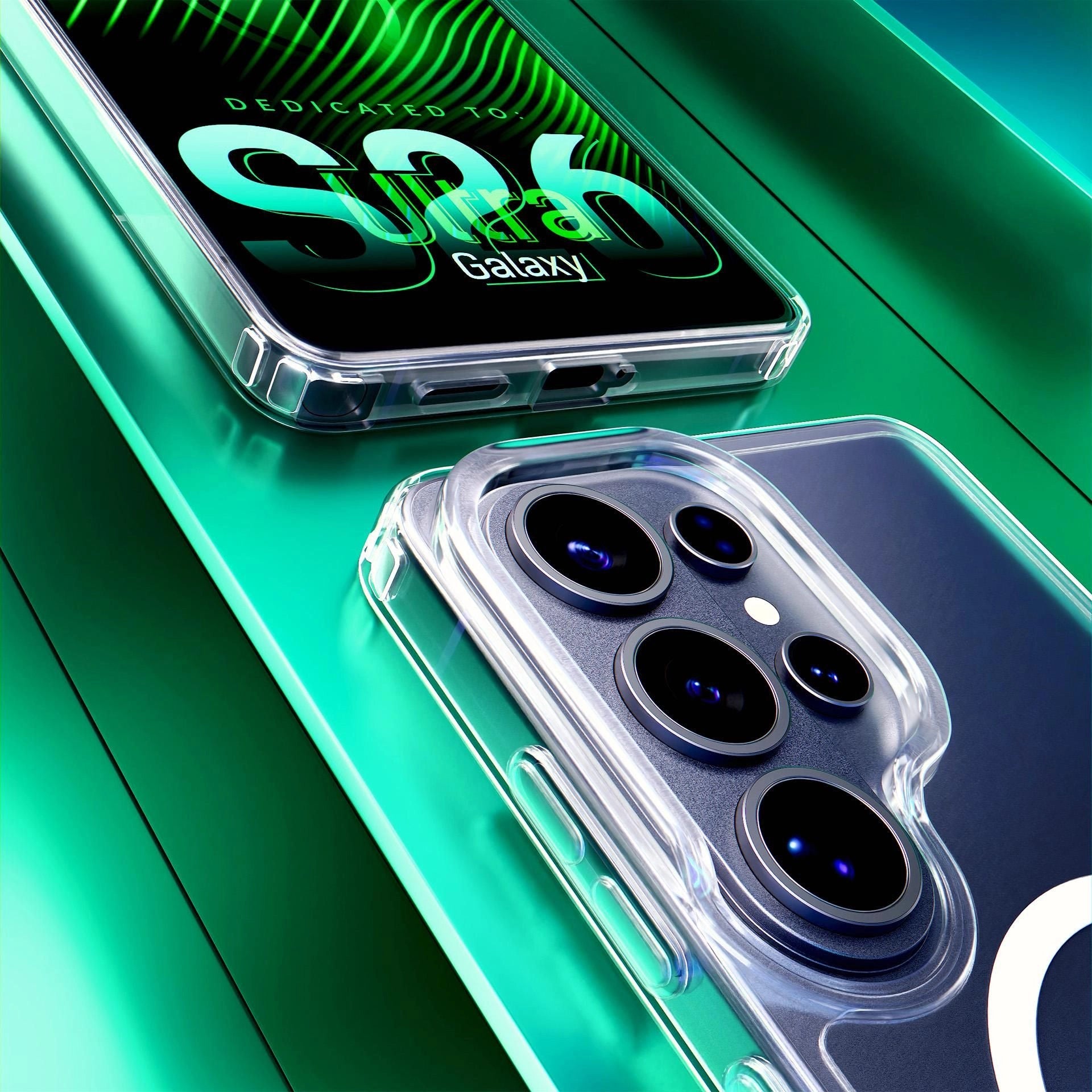 Прозрачен калъф MagSafe с прозрачна защитна рамка за Samsung Galaxy Galaxy S26 Ultra - 3mk Armor MagCase