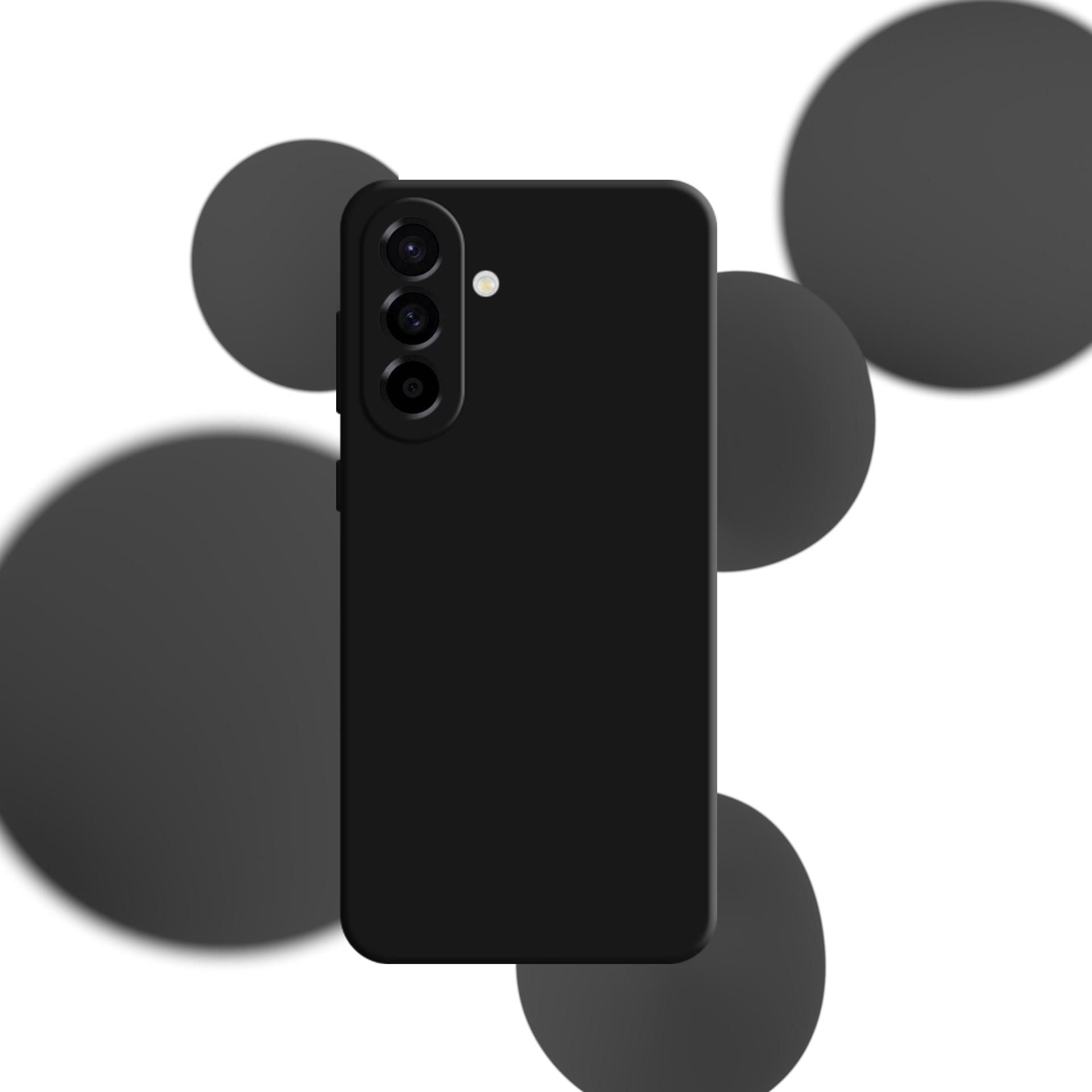 Черен силиконов калъф за Samsung Galaxy A56 - 3mk Silicone Case