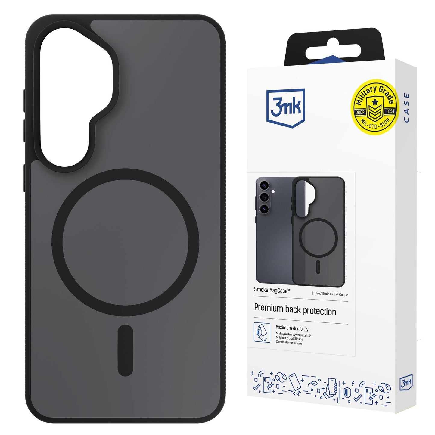 Смоук калъф за Samsung Galaxy S26 - 3mk Smoke MagCase