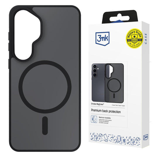 Смоук калъф за Samsung Galaxy S26 - 3mk Smoke MagCase