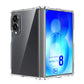 Прозрачен калъф с прозрачна защитна рамка за Samsung Galaxy Z Fold 8 - 3mk Armor Case