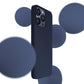 Син силиконов калъф за Apple iPhone 16 Pro - 3mk Silicone Case Dark Navy