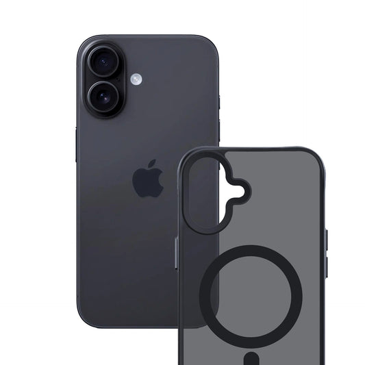 Опушен силиконов калъф с MagSafe за Apple iPhone 17 - 3mk Smoke MagCase