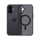Опушен силиконов калъф с MagSafe за Apple iPhone 17 - 3mk Smoke MagCase