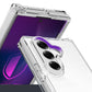 Прозрачен калъф с прозрачна защитна рамка за Samsung Galaxy Z Fold 7 - 3mk Armor Case