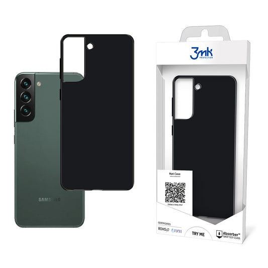 Матов калъф за Samsung Galaxy S22+ 5G - 3mk Matt Case black