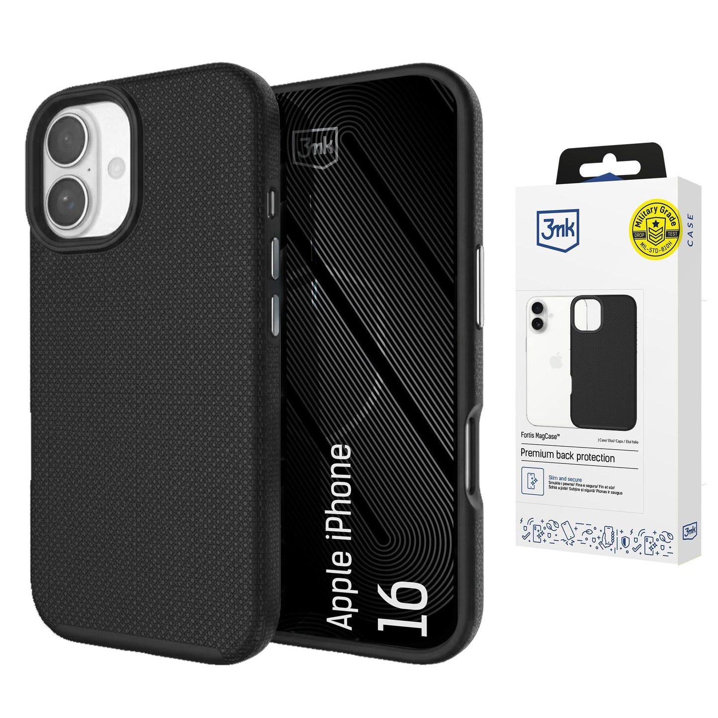 Фортис калъф с MagSafe за Apple iPhone 16 - 3mk Fortis MagCase