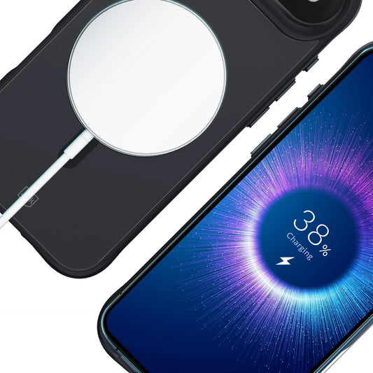 Опушен силиконов калъф с MagSafe за Apple iPhone 17 Air - 3mk Smoke MagCase