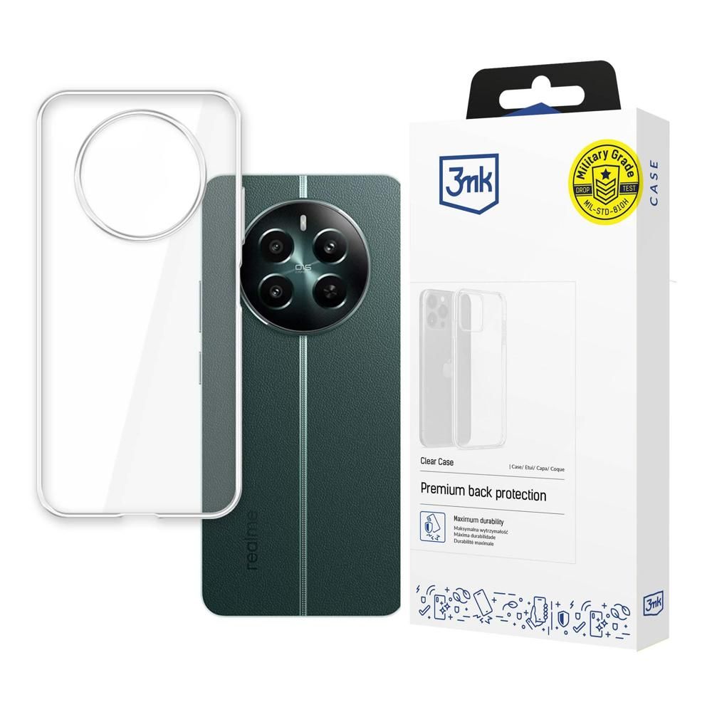 Прозрачен калъф за Realme 12+ 5G - 3mk Clear Case