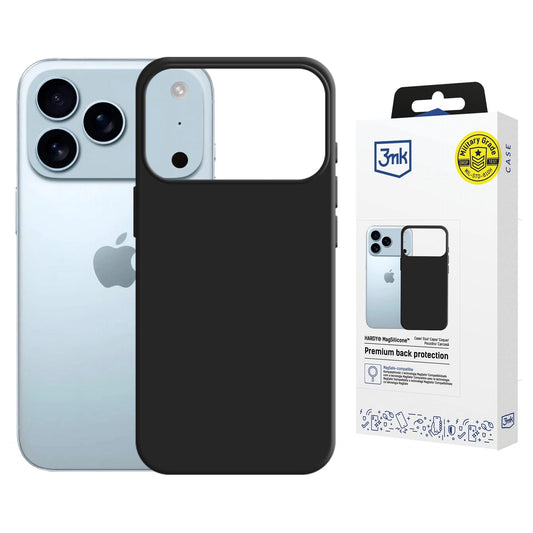 Силиконов калъф с MagSafe за Apple iPhone 17 Pro - 3mk Hardy MagSilicone Graphite