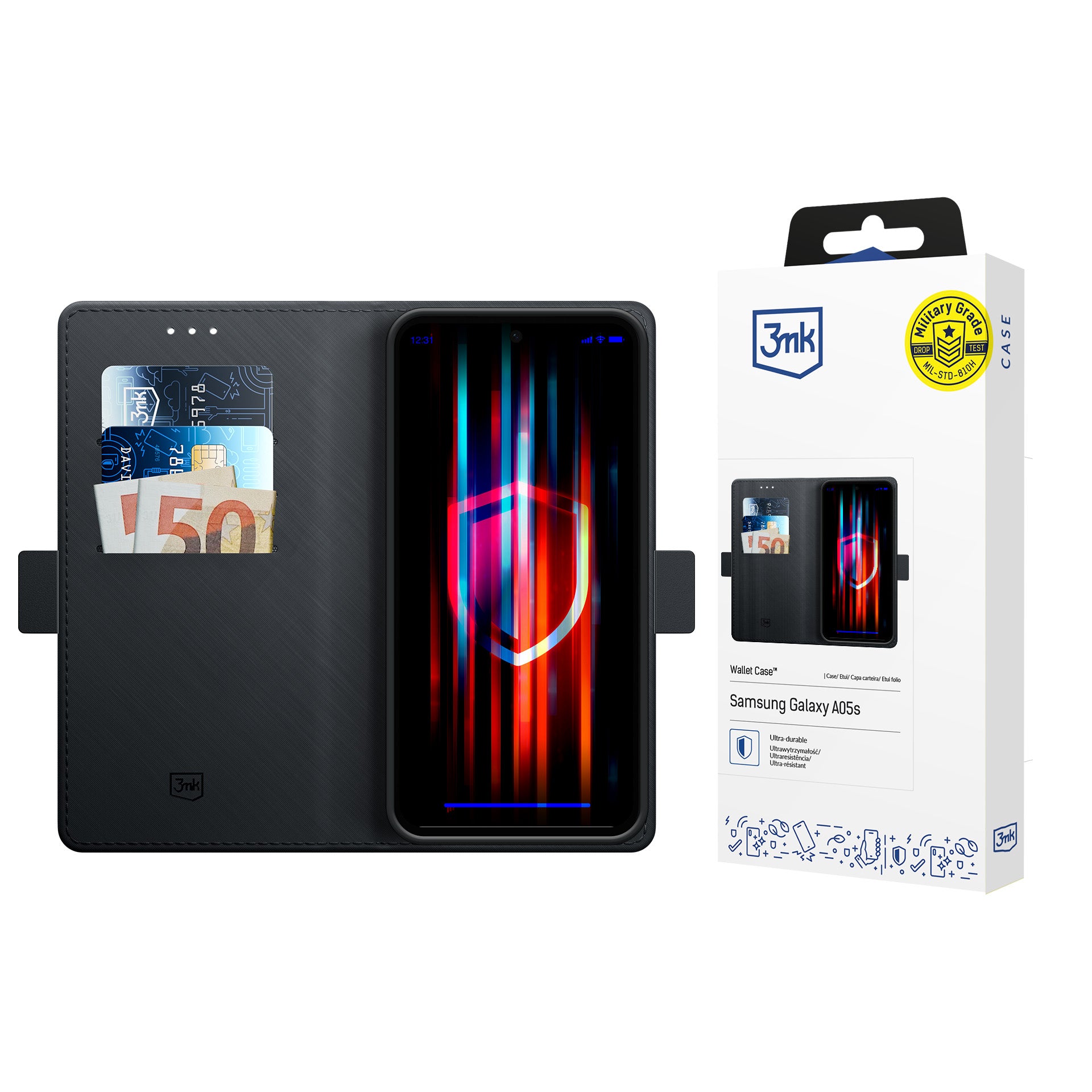 Калъф тефтерче за Samsung Galaxy A05s - 3mk Wallet Case