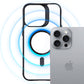 Прозрачен калъф с прозрачна защитна рамка и MagSafe за Apple iPhone 16 Pro Max - 3mk Satin Armor MagCase