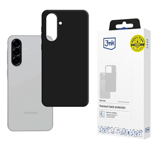 Матов калъф за Samsung Galaxy A36 / Galaxy A56 - 3mk Matt Case black