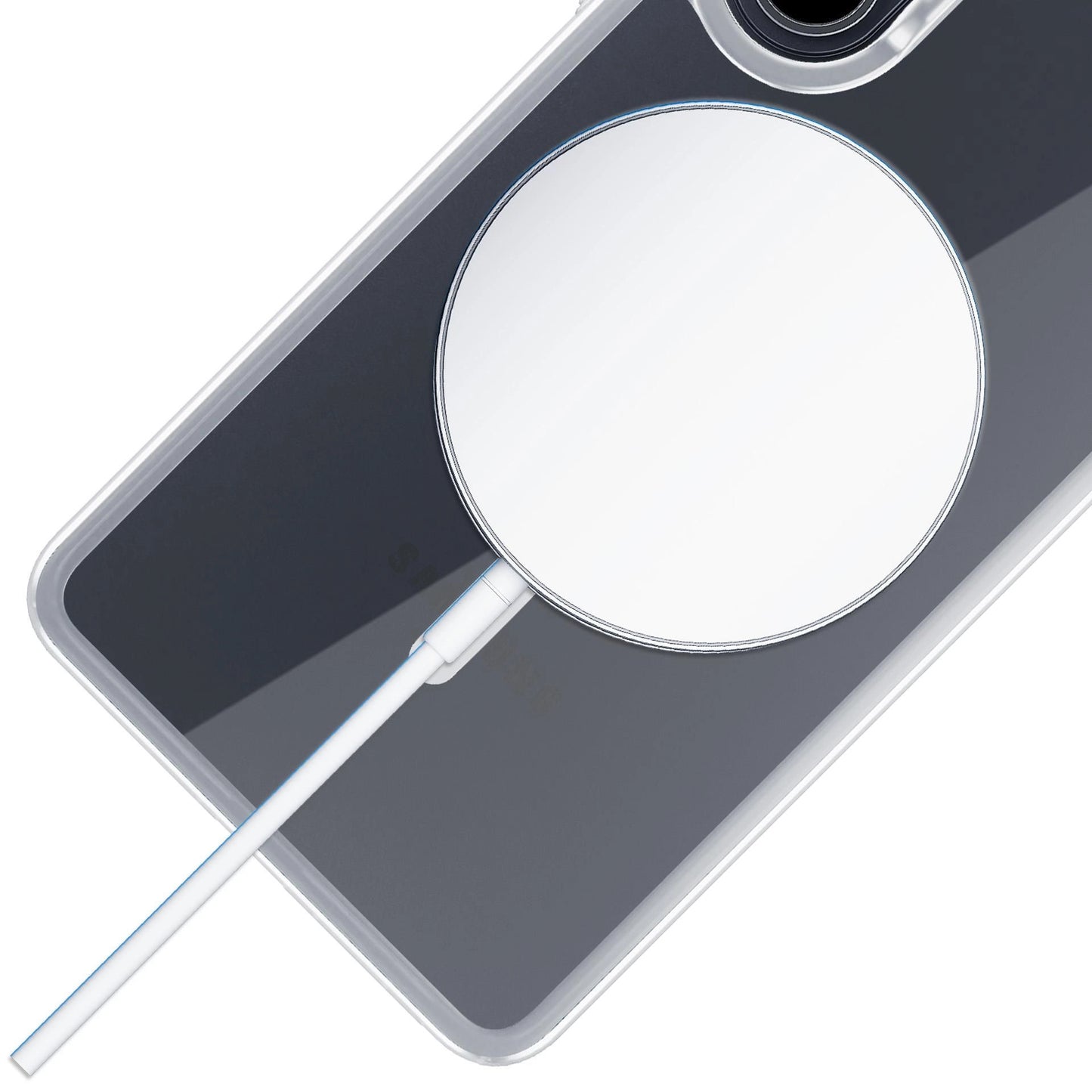 Прозрачен калъф MagSafe с прозрачна защитна рамка за Samsung Galaxy Galaxy S26+ - 3mk Armor MagCase