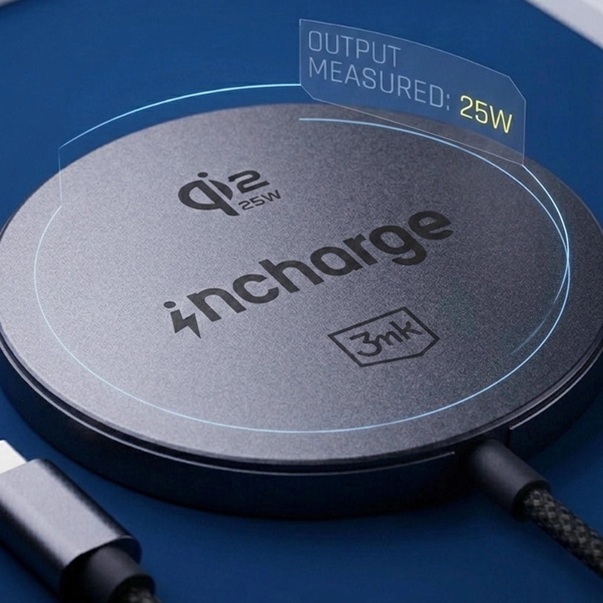 Безжично зарядно устройство - 3mk incharge Align Qi2.,2 25W for Android