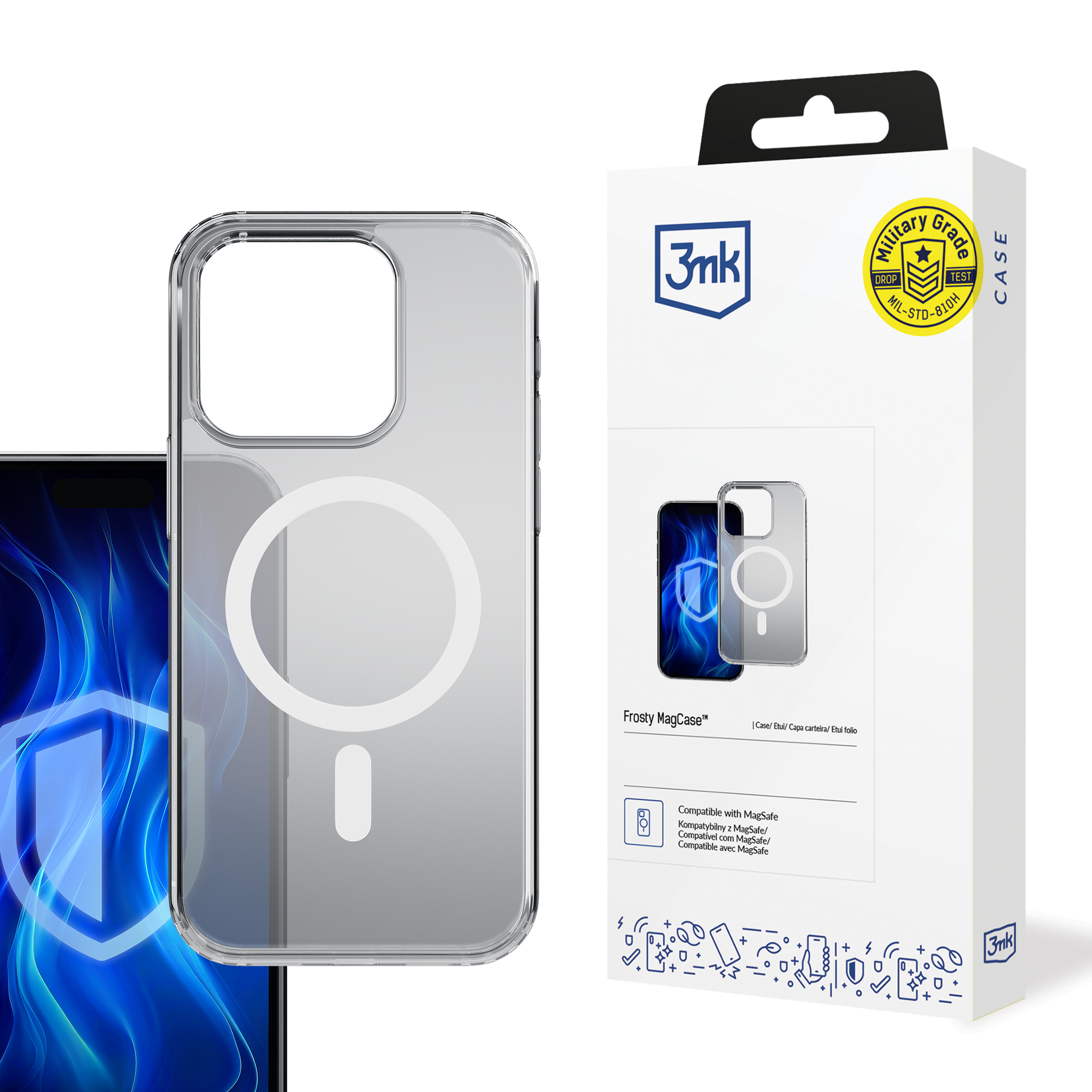 Калъф Frosty MagSafe за Apple iPhone 14 Pro - 3mk Frosty MagCase