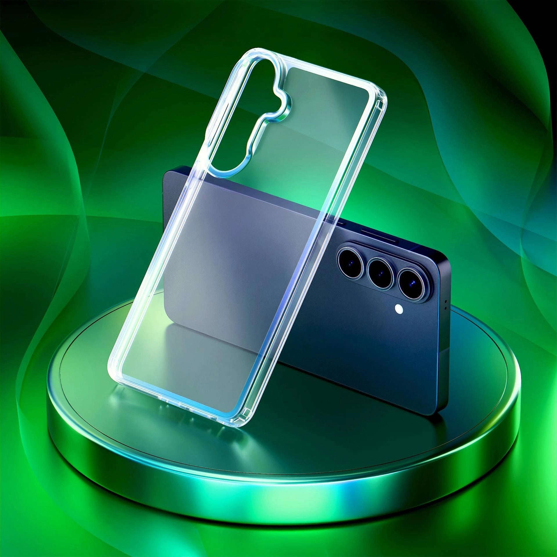 Прозрачен калъф с прозрачна защитна рамка за Samsung  Galaxy S26+ - 3mk Armor Case