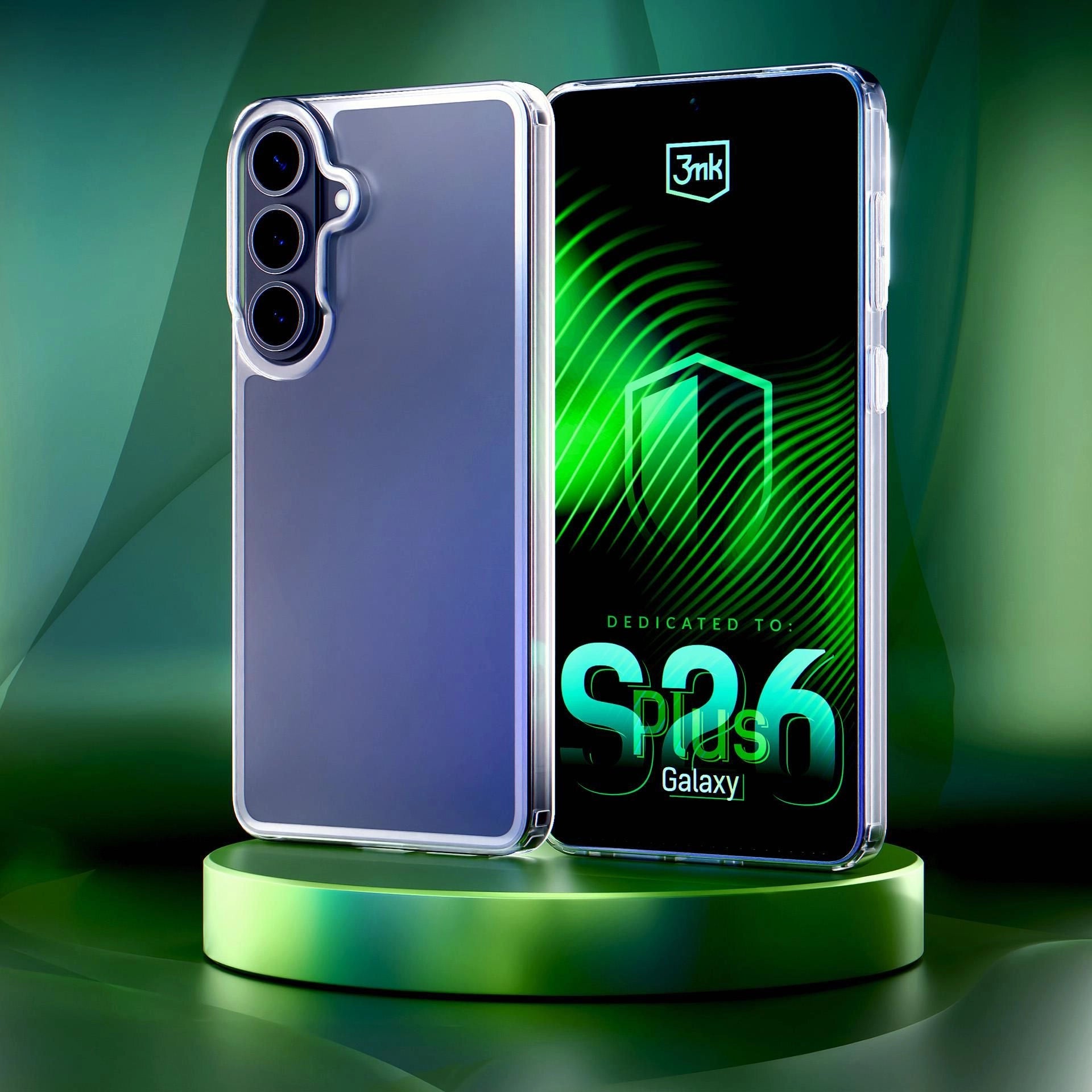 Прозрачен калъф с прозрачна защитна рамка за Samsung  Galaxy S26+ - 3mk Armor Case