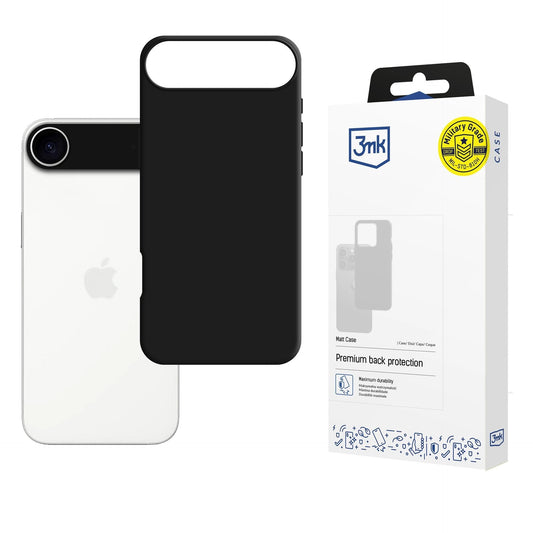 Матов калъф за Apple iPhone 17 Air - 3mk Matt Case Black