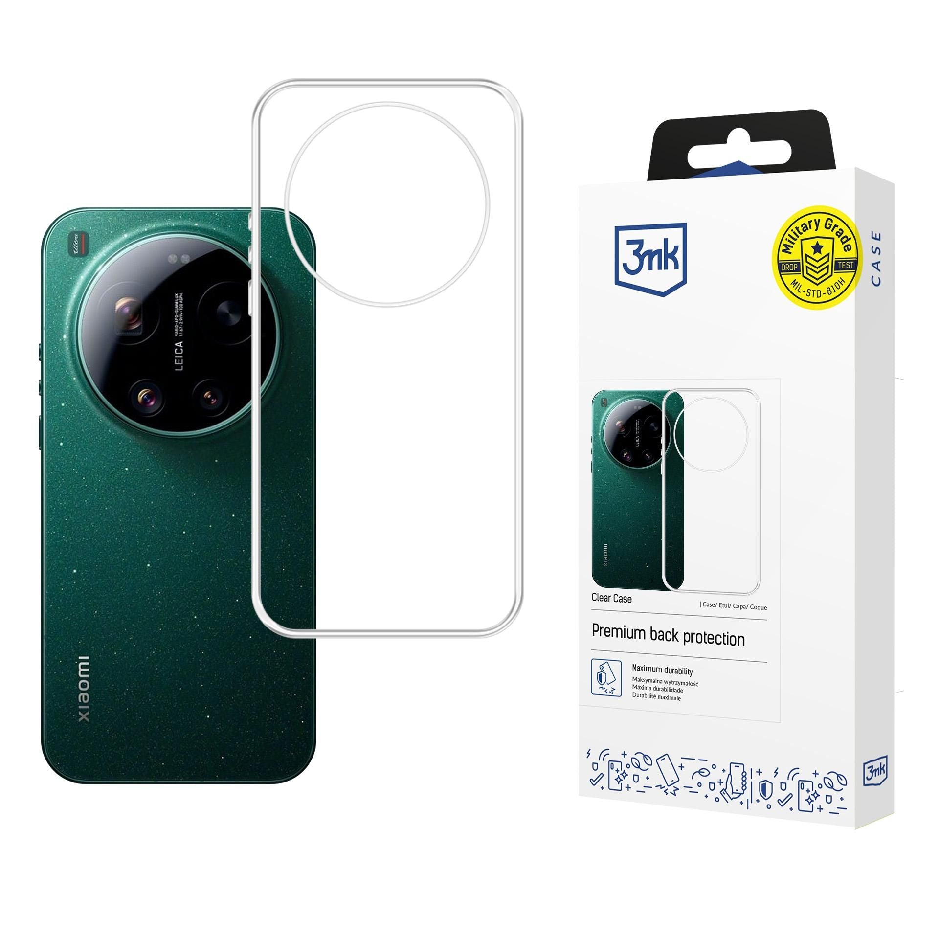 Прозрачен калъф за Xiaomi 17 Ultra - 3mk Clear Case