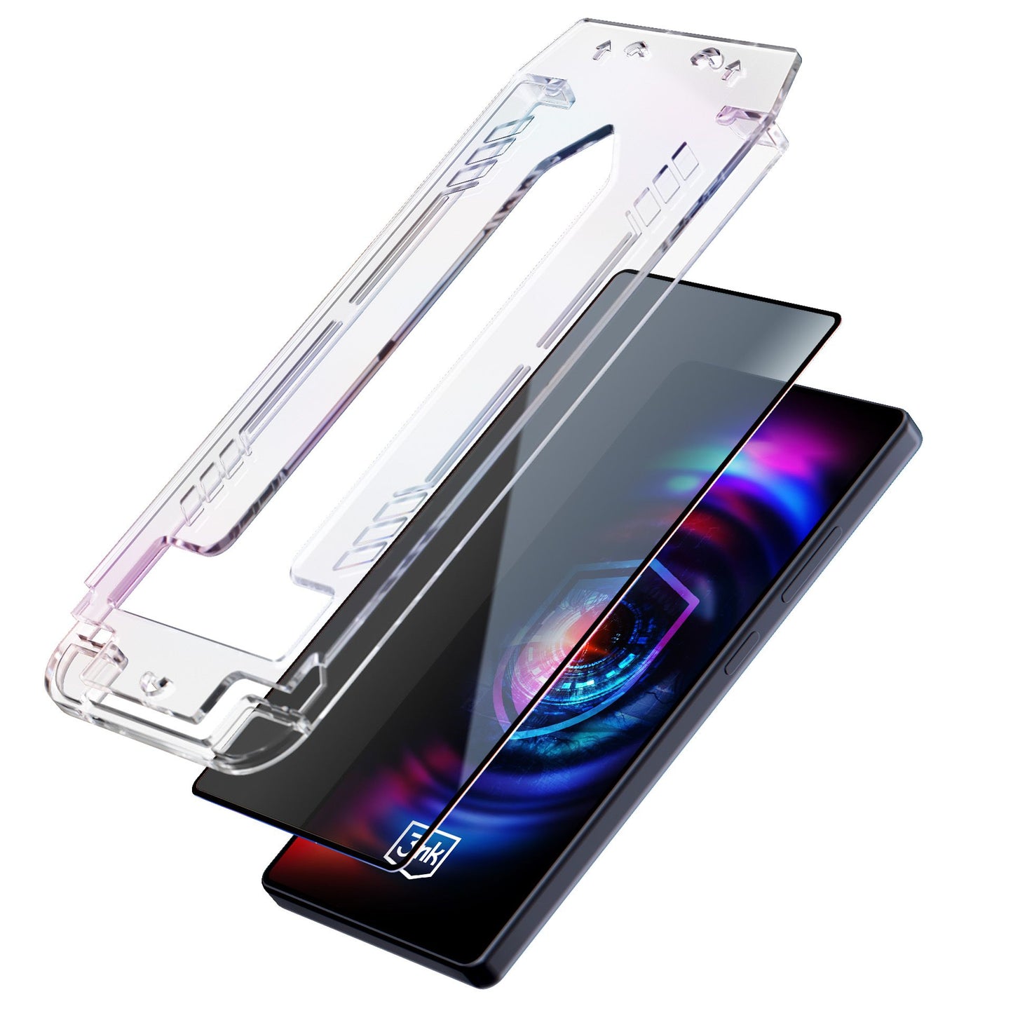 Протектор с апликатор за Apple iPhone 14 Pro - 3mk Hardglass Max Privacy