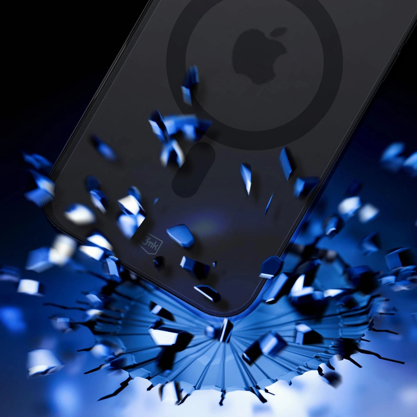 Опушен силиконов калъф с MagSafe за Apple iPhone 17 Air - 3mk Smoke MagCase