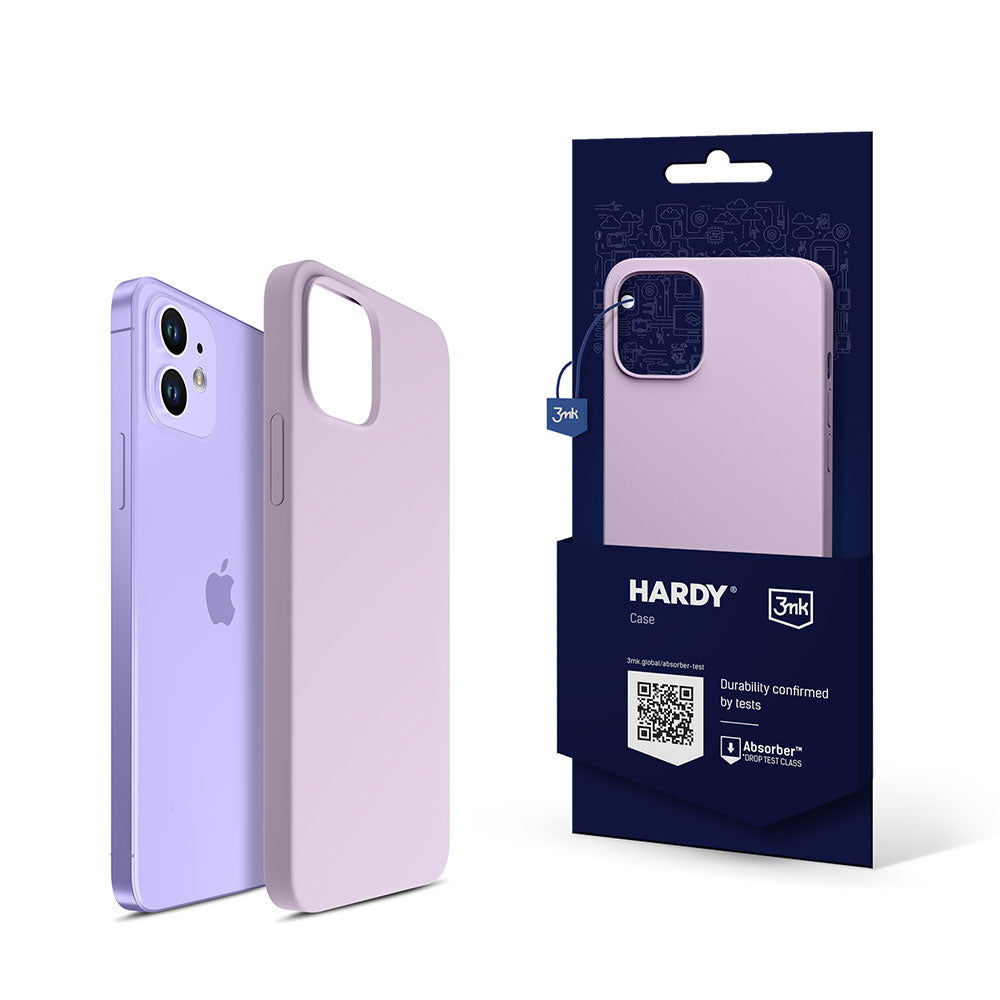 Силиконов калъф за Apple iPhone 12 - 3mk Hardy Silicone MagCase Purple