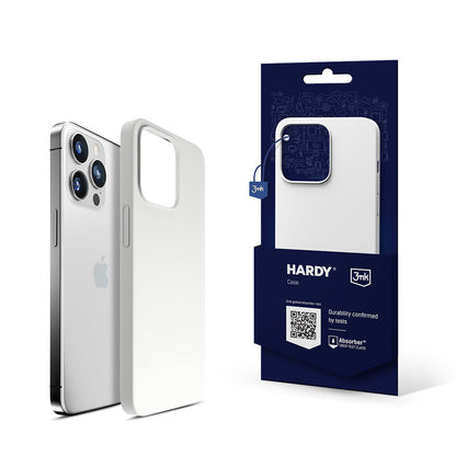 Apple iPhone 13 Pro - 3mk Hardy Silicone MagCase Silver-White