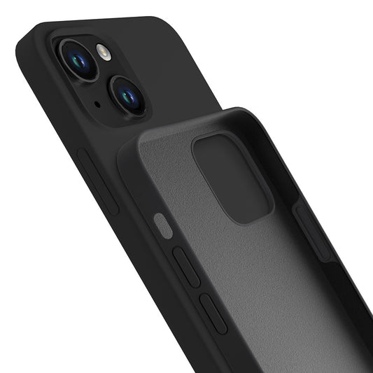 Черен силиконов калъф за Apple iPhone 14 Plus - 3mk Silicone Case