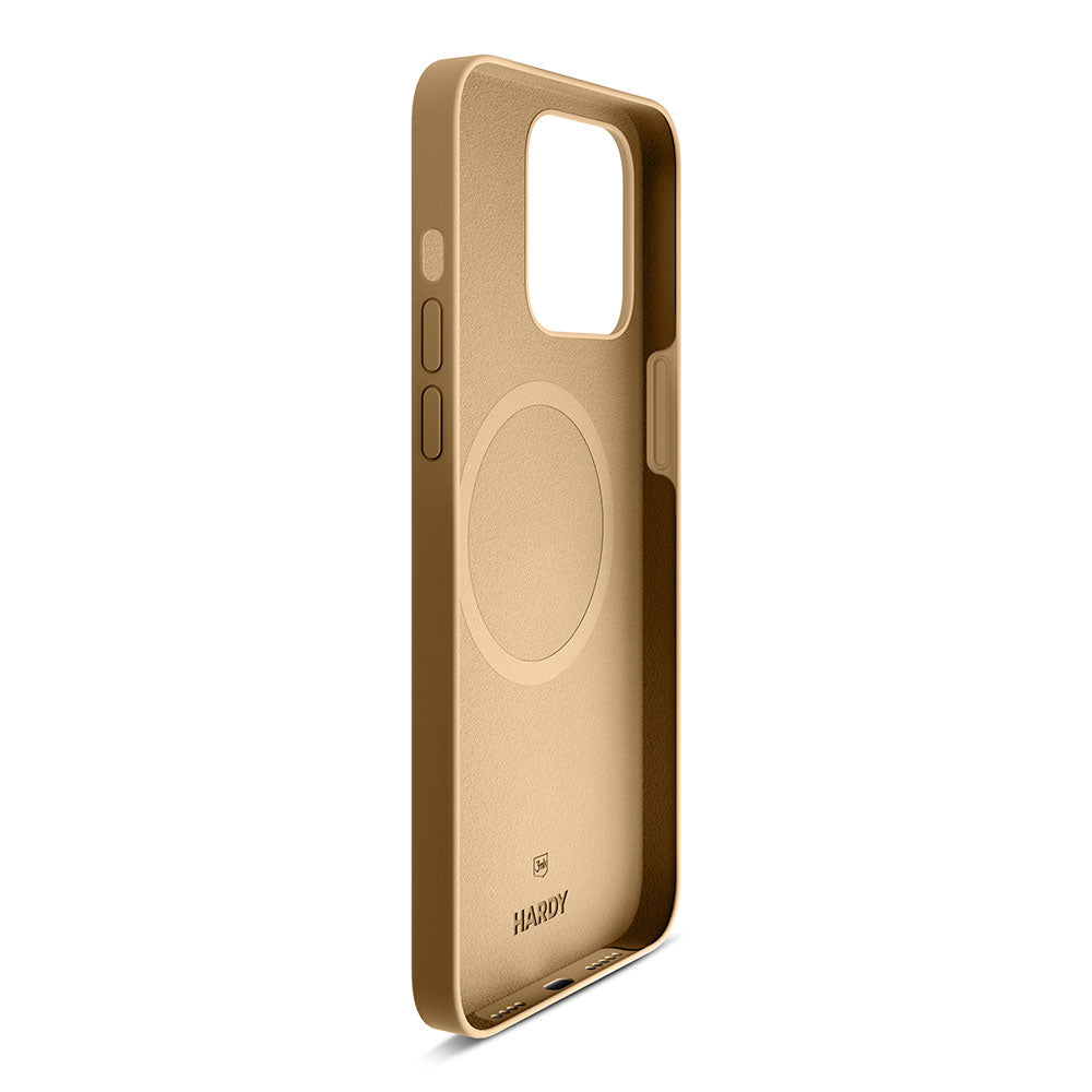 Силиконов калъф за Apple iPhone 14 Pro Max - 3mk Hardy Silicone MagCase Gold