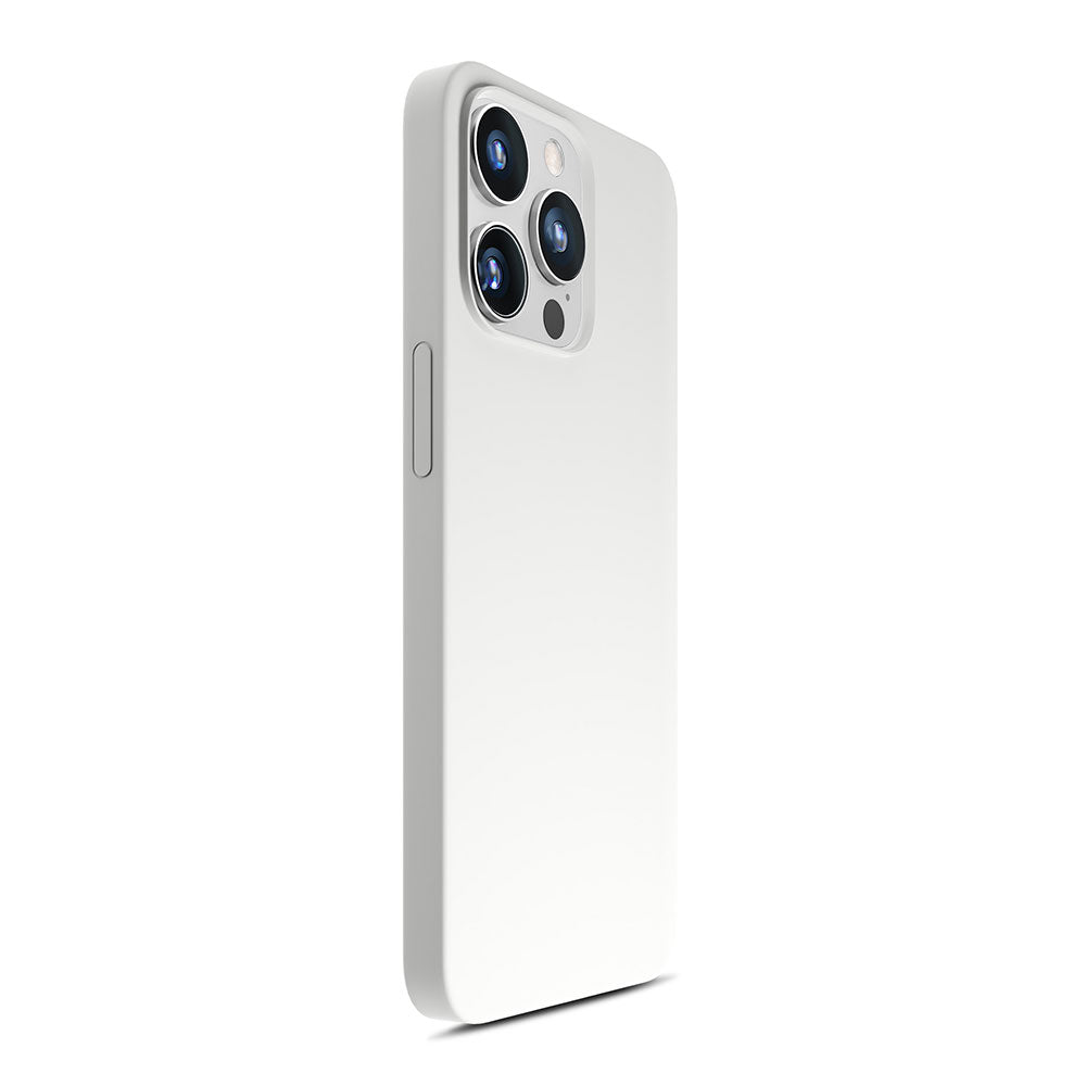 Силиконов калъф за Apple iPhone 14 Pro - 3mk Hardy Silicone MagCase White
